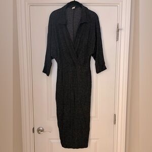 Kimcine Curve Faux Wrap Dress